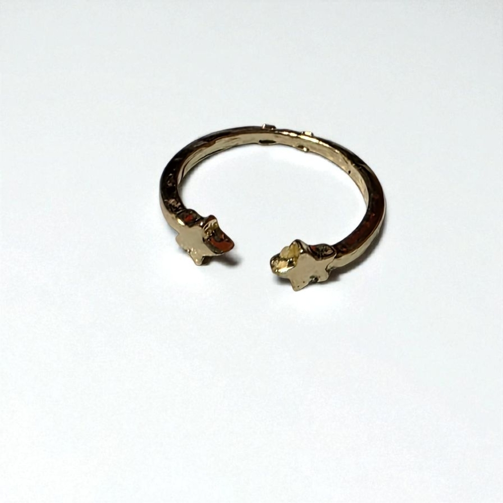 Gold Star Open Ring